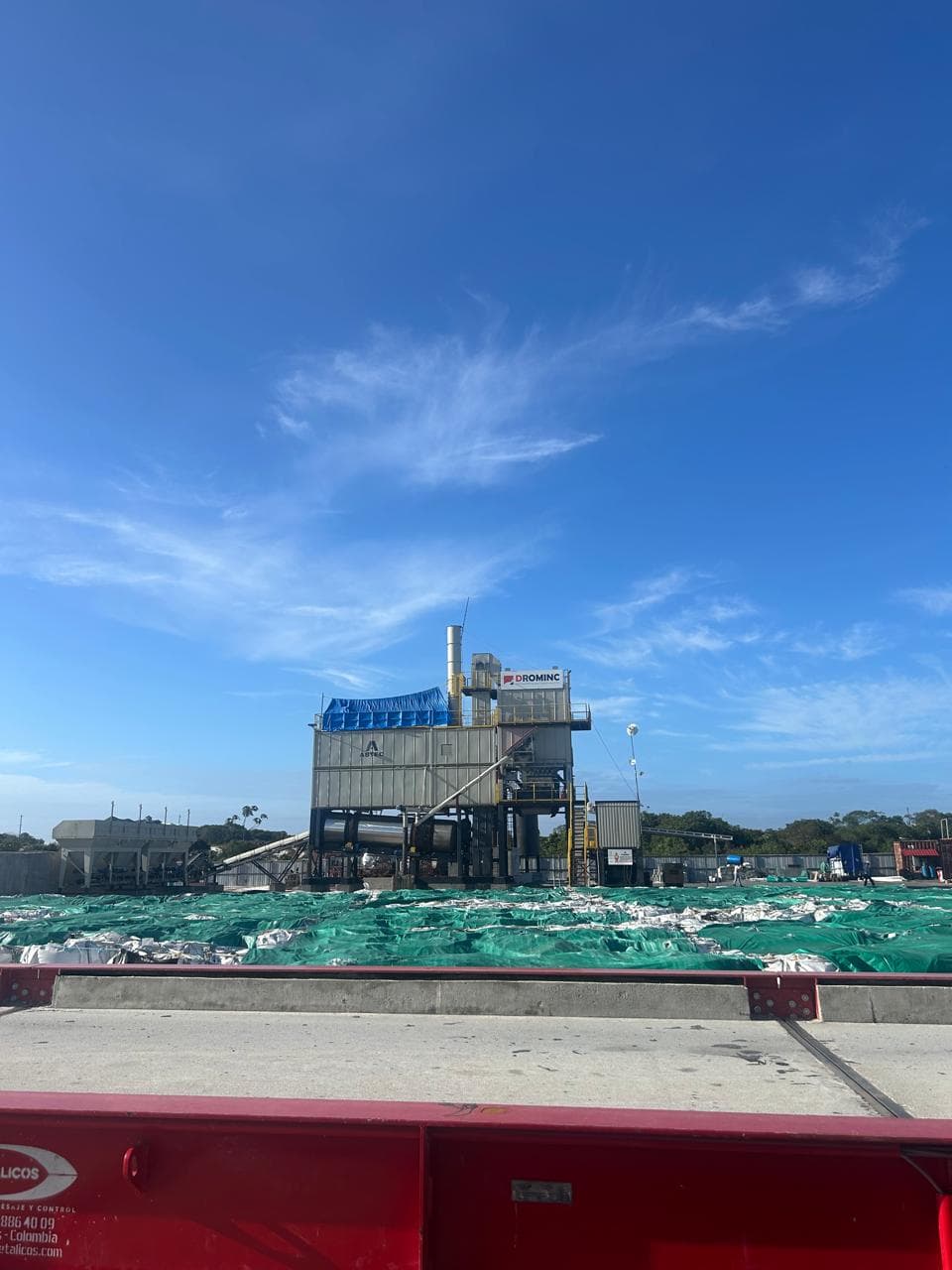 Drominc industrial asphalt production facility